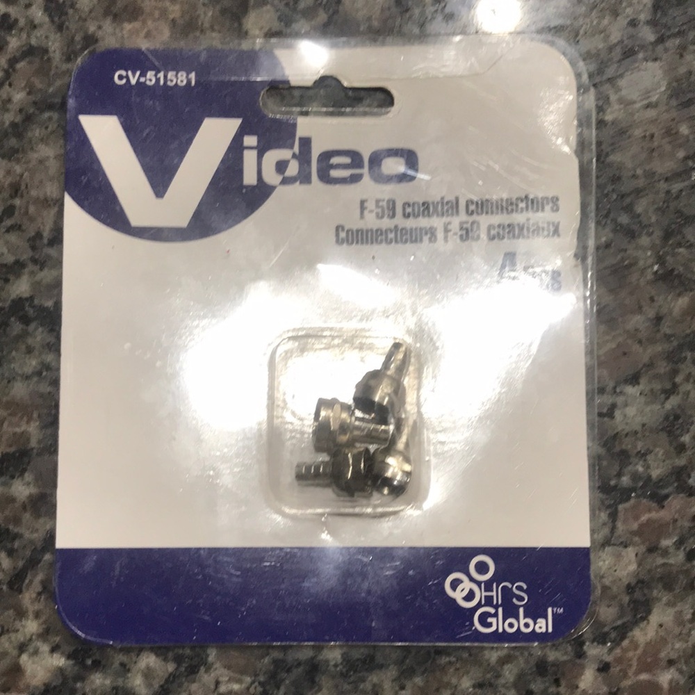 Silver F-59 Coaxial Connectors
